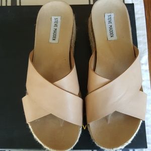Steve Madden espadrille slip on sandal